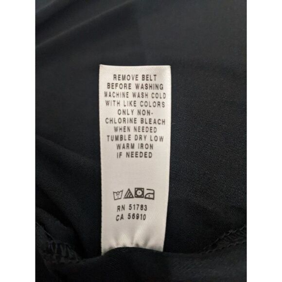 Maurices Black Belted Dress Size Medium Black Stretchy Dress with Belt - Picture 6 of 7